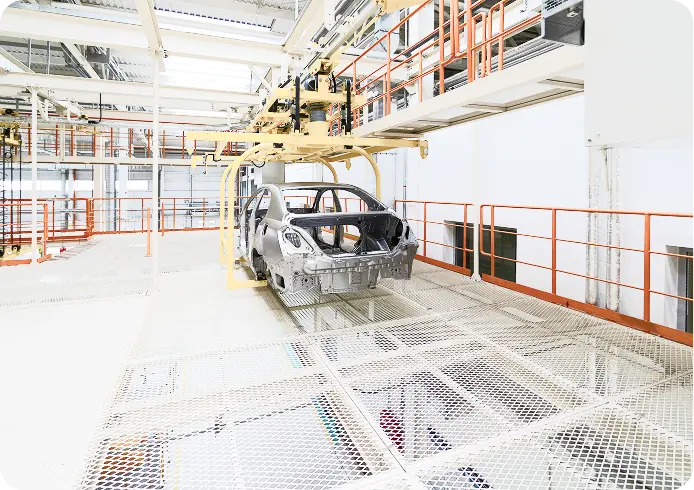 Automated manufacturing line used to identify critical production processes